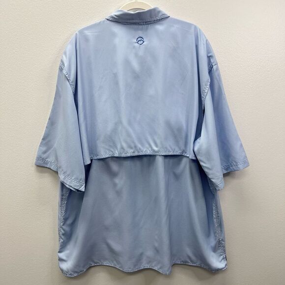 Magellan Men's Outdoor Fishing Shirt Light Blue Size 3XL - Picture 5 of 8